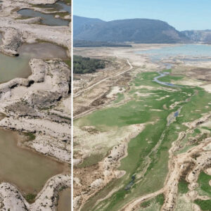 izmirde barajlar kurudu obruklar olusmaya basladi 40 gunluk su kaldi EwNmwef1