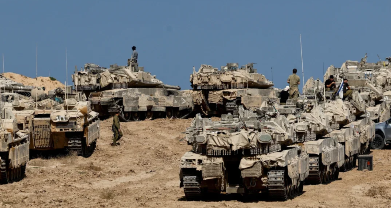 israil gazzeyi yok etmek icin tuzaklanms robotlari sokaklara saldi u7kEkiew